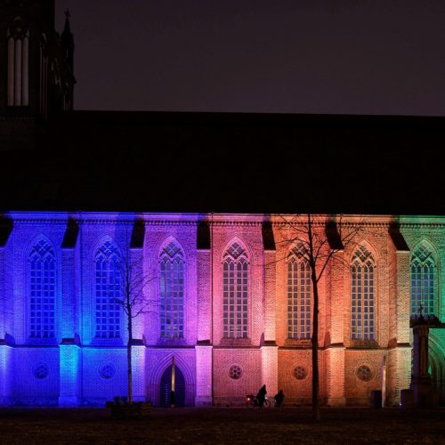 Konzertkirche erstrahlte am 28.02.2021 im Lichtspiel