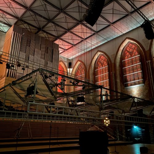 Konzertkirche erstrahlte am 28.02.2021 im Lichtspiel