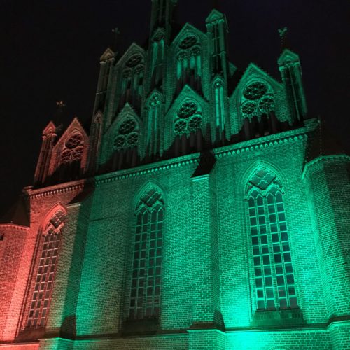 Konzertkirche erstrahlte am 28.02.2021 im Lichtspiel