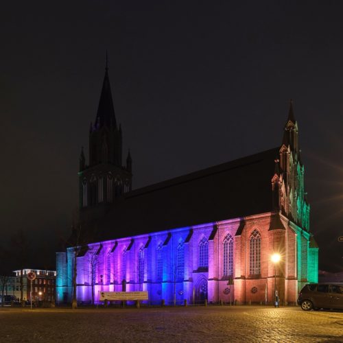 Konzertkirche erstrahlte am 28.02.2021 im Lichtspiel