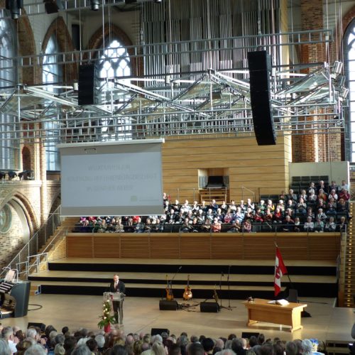 Sponsor der Orgel Günther Weber wurde Ehrenbürger der Stadt Neubrandenburg